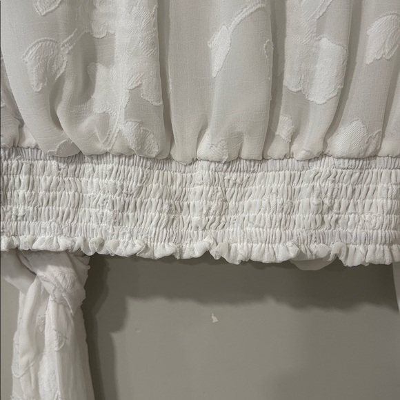 Anthropologie Milena Burnout Velvet Wrap Blouse - Picture 9 of 14